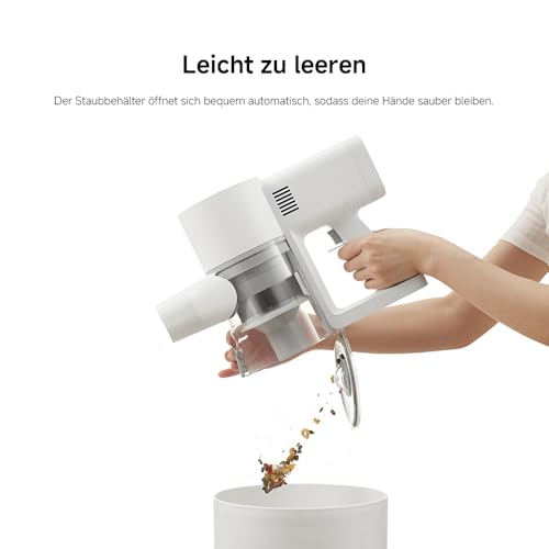 Xiaomi G20 Max Kabellos, 25.000 Pa/180 AW, Zyklon-Technologie, beutellos, bis 60 Min Laufzeit, für Tierhaare, Auto, Teppich & Hartboden