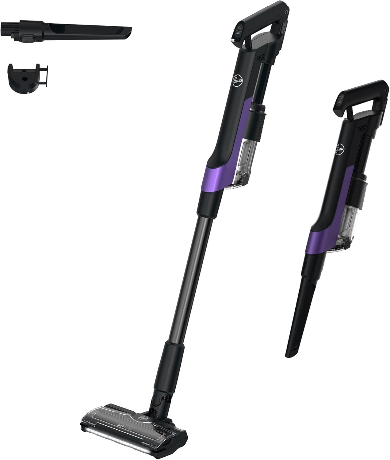 Hoover HF2 Akku-Staubsauger, ultraleicht, kabellos, Anti-Twist, LED, 3× Staubkapazität, 20 Min Laufzeit, alle Böden