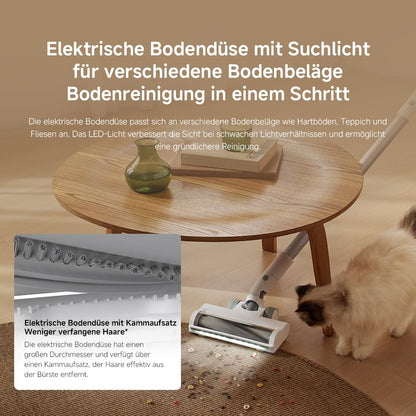 Xiaomi G20 Max Kabellos, 25.000 Pa/180 AW, Zyklon-Technologie, beutellos, bis 60 Min Laufzeit, für Tierhaare, Auto, Teppich & Hartboden