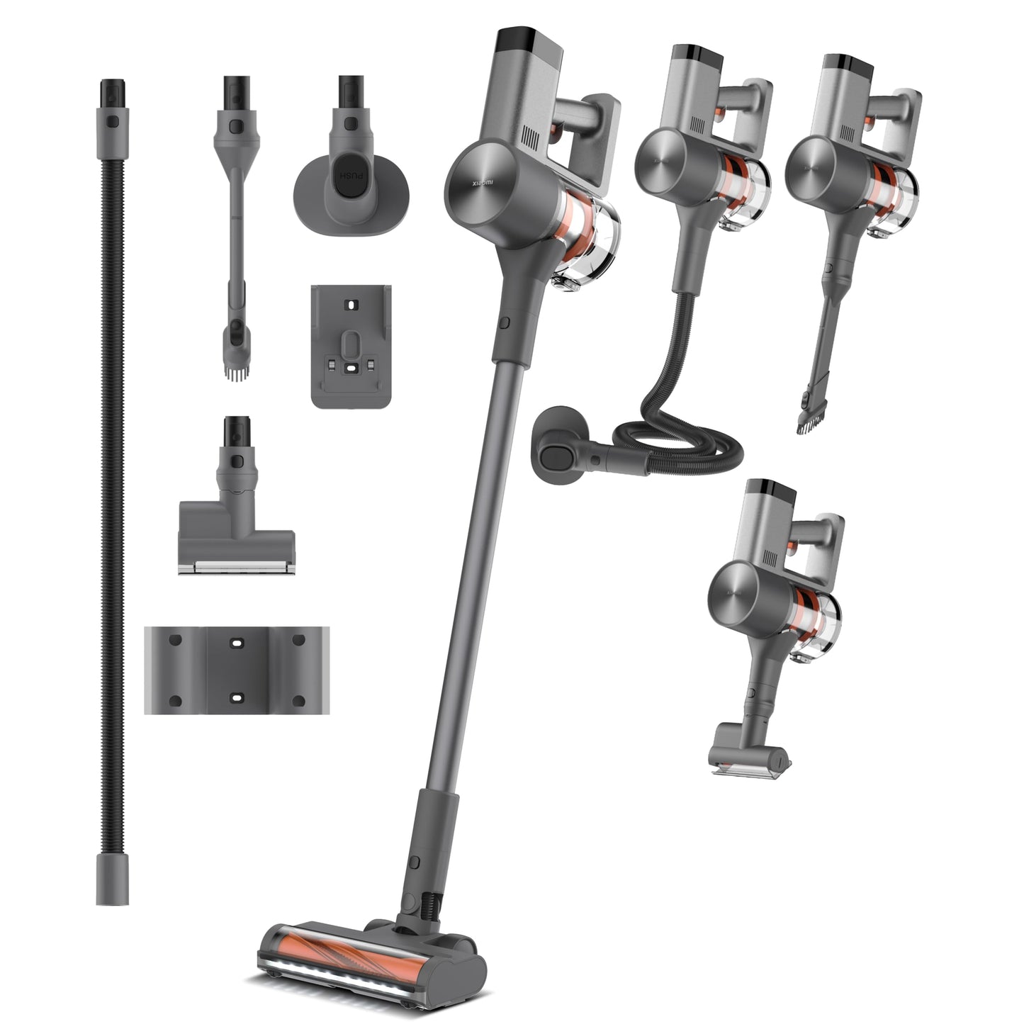 Xiaomi G20 Max Kabellos, 25.000 Pa/180 AW, Zyklon-Technologie, beutellos, bis 60 Min Laufzeit, für Tierhaare, Auto, Teppich & Hartboden