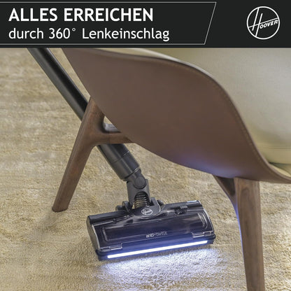 Hoover HF2 Akku-Staubsauger, ultraleicht, kabellos, Anti-Twist, LED, 3× Staubkapazität, 20 Min Laufzeit, alle Böden