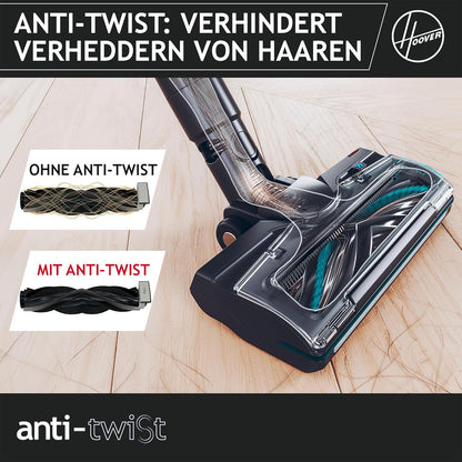 Hoover HF2 Akku-Staubsauger, ultraleicht, kabellos, Anti-Twist, LED, 3× Staubkapazität, 20 Min Laufzeit, alle Böden